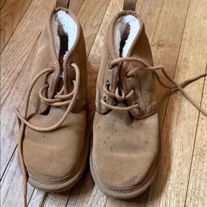 UGG Chestnut Suede Ankle Boots